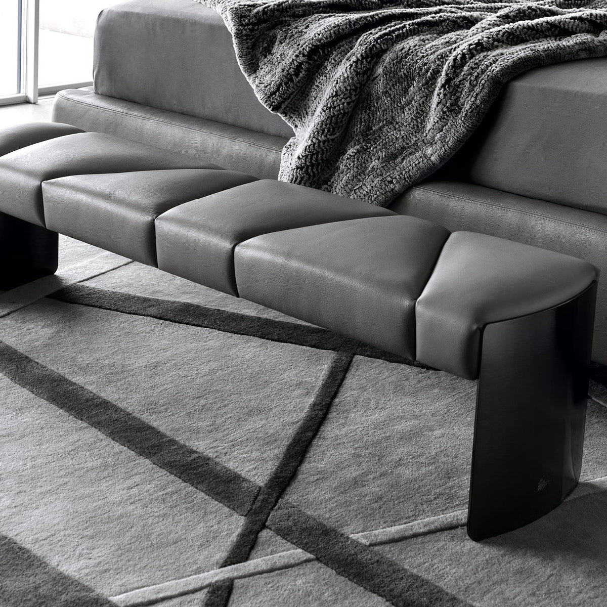 Curved Accent Bench