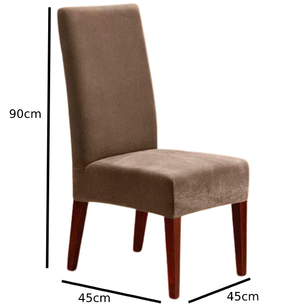 Gray wooden dining chair