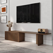 Classic wooden extendable TV stand