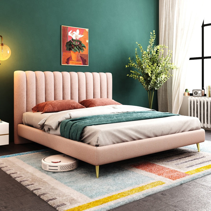 Luxury Bed with Metal Legs