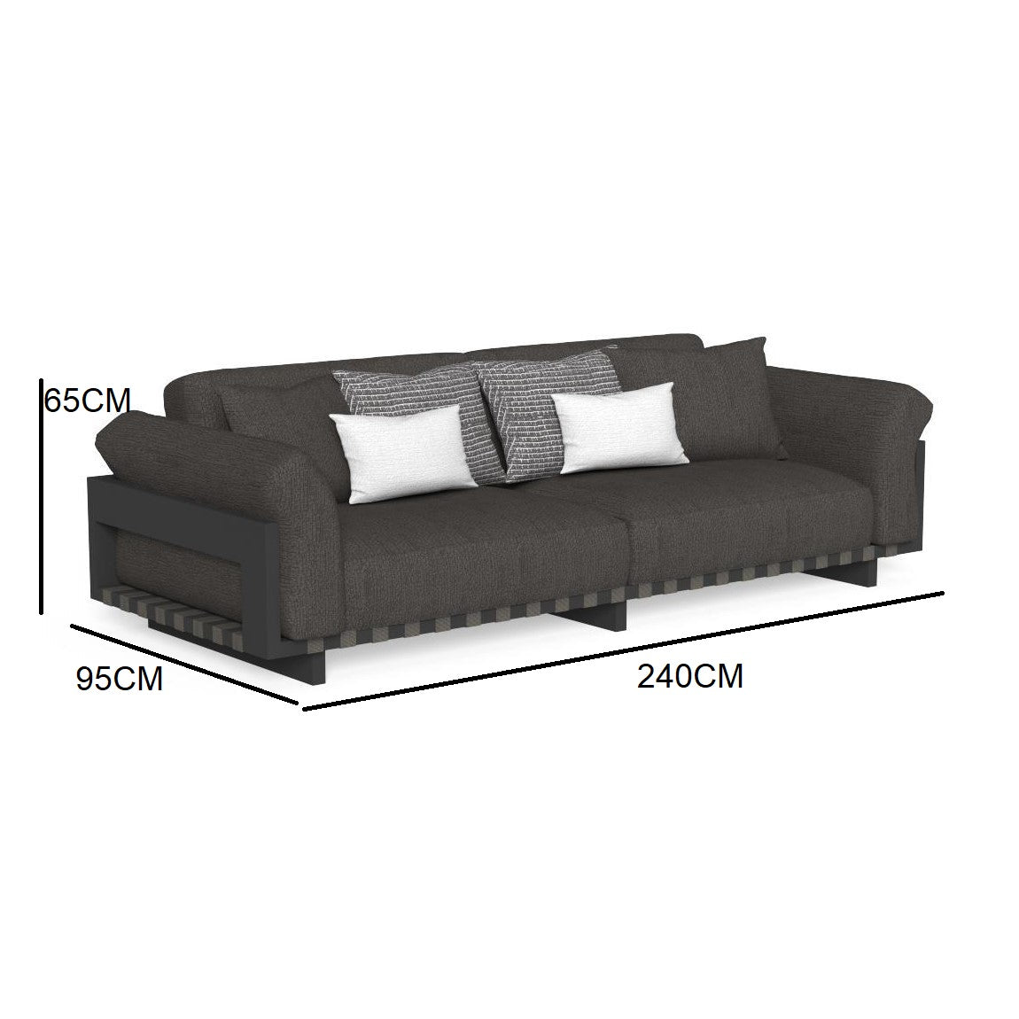 Horizon Linear 3-Seater Sofa