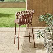 Floral Fold Lounge Bar Stool