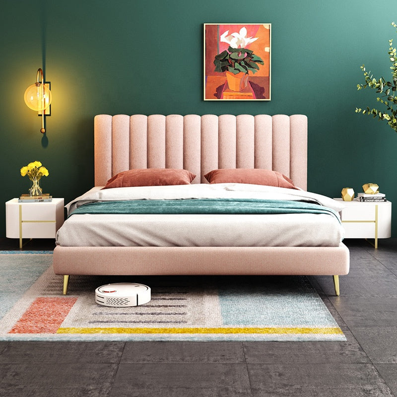Luxury Bed with Metal Legs