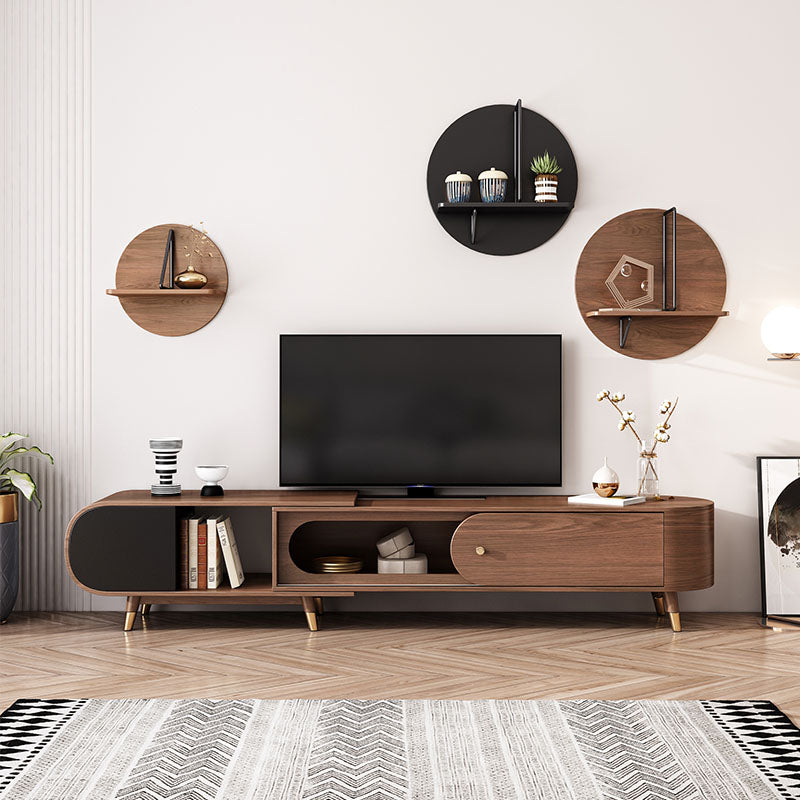 طاولة تلفزيون ذات تصميم بسيط