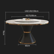 Round Table with Multiple Sizes