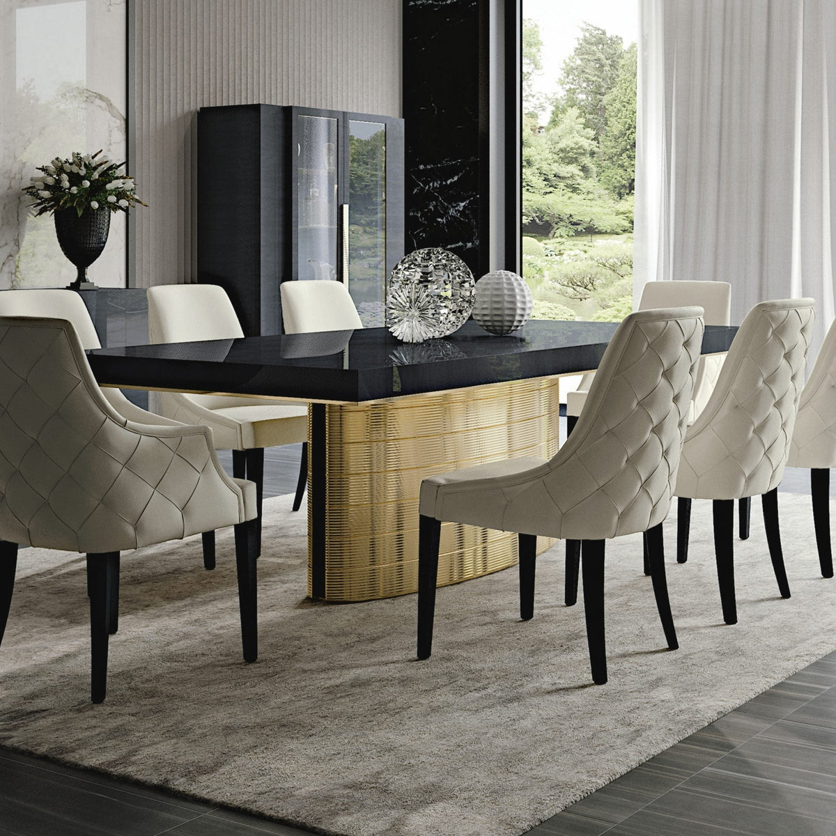Ethereal Pearl Dining Table