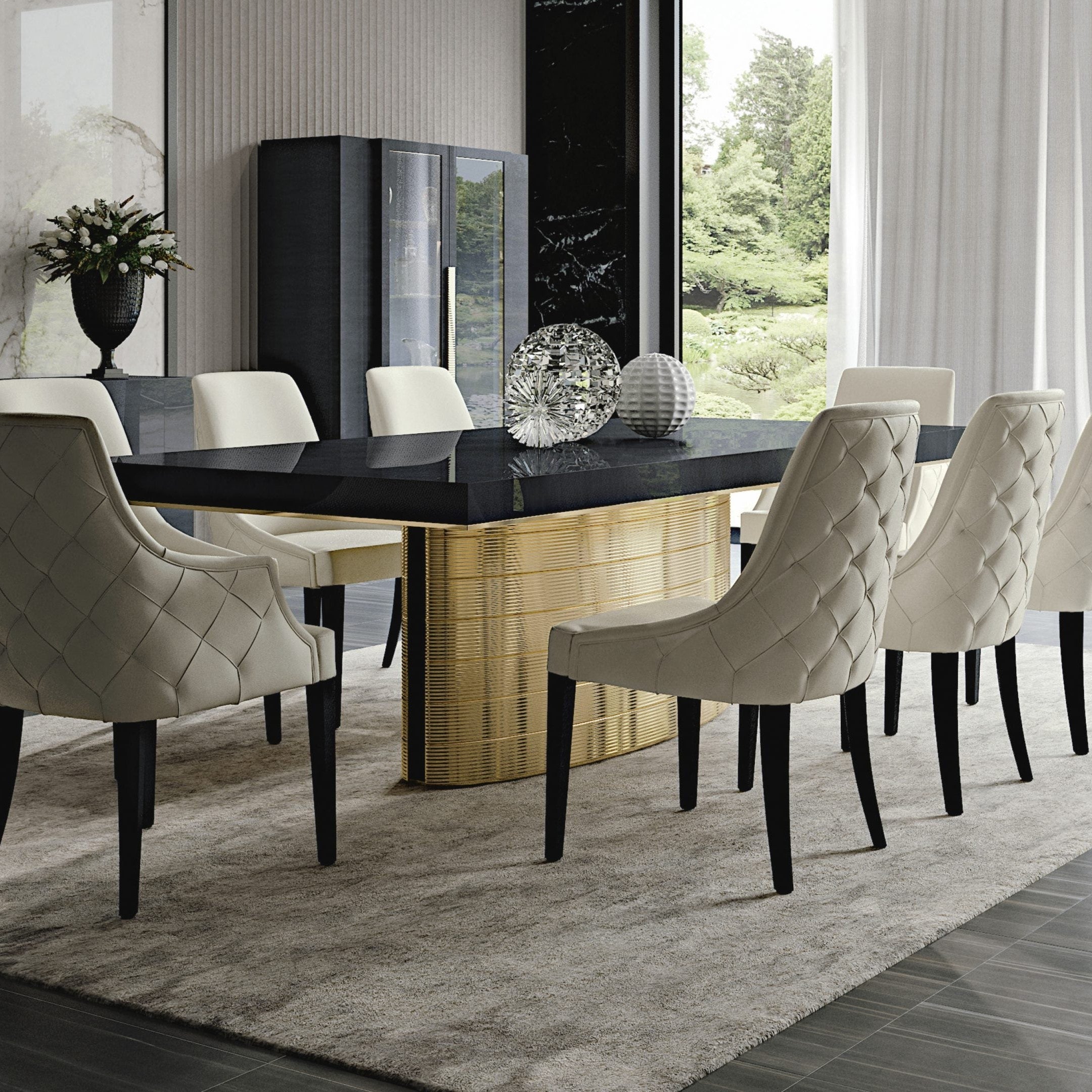 Ethereal Pearl Dining Table