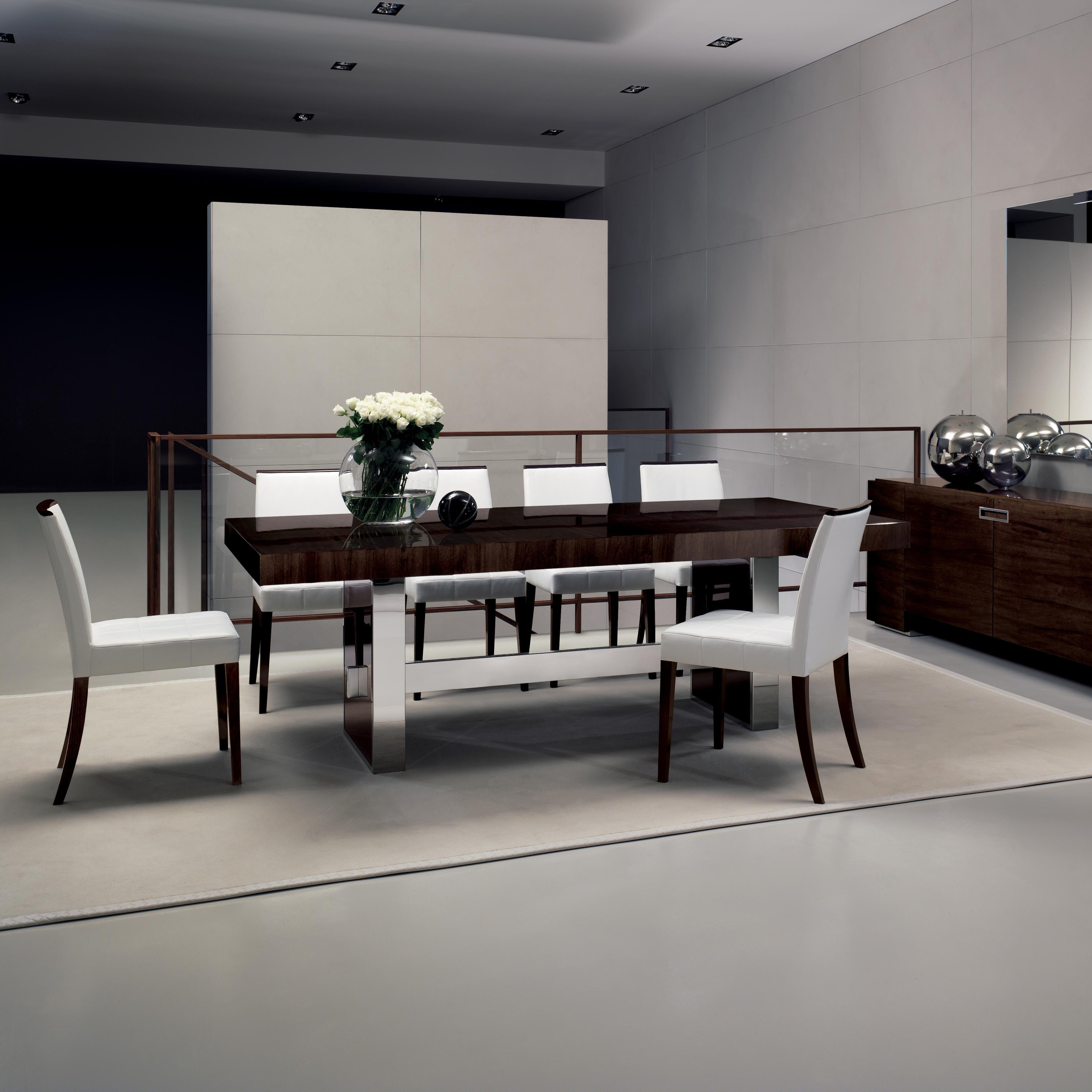 Lumina Mirror-Finish Dining Table