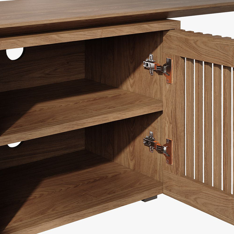 Classic wooden extendable TV stand