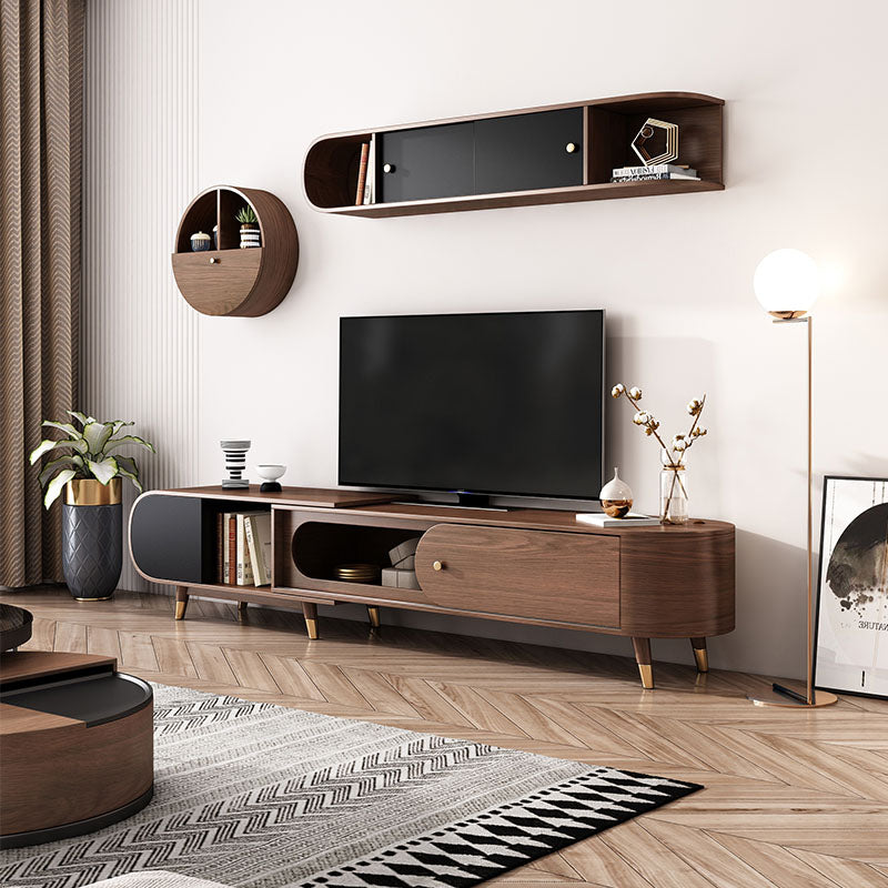 طاولة تلفزيون ذات تصميم بسيط
