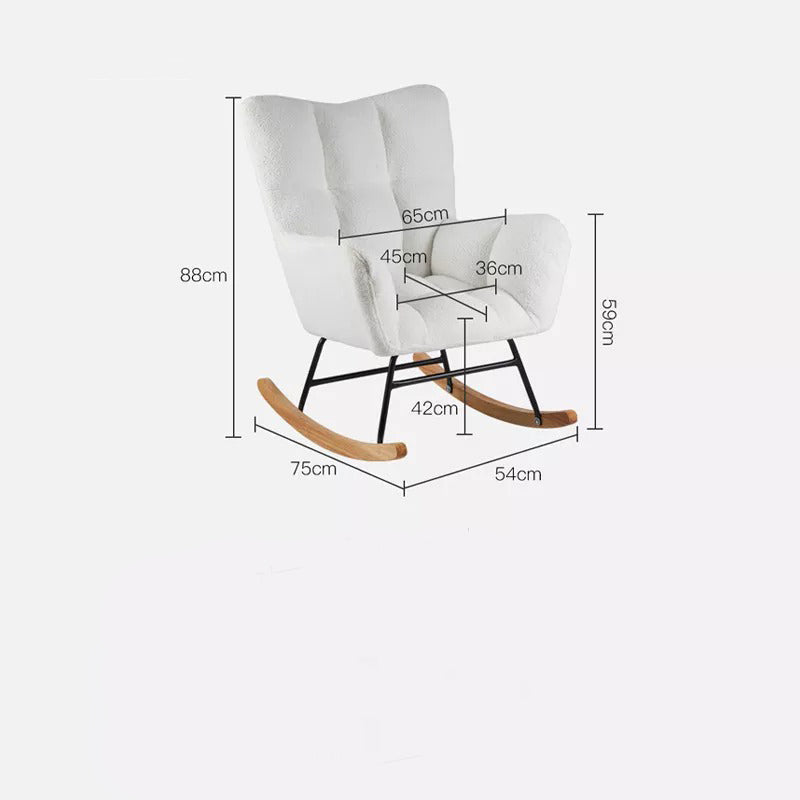Modern Wooden Rocking Lazy Chair