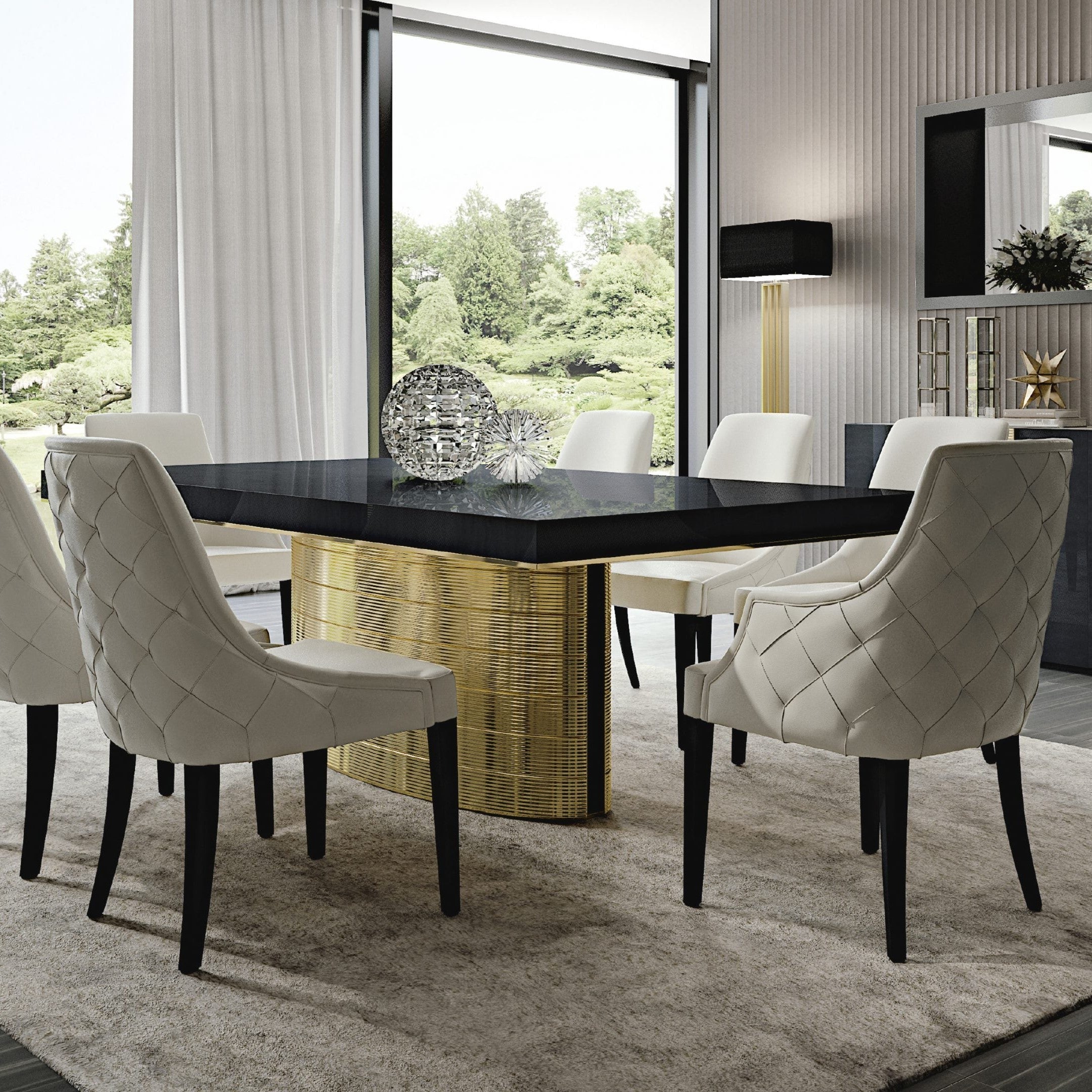 Ethereal Pearl Dining Table