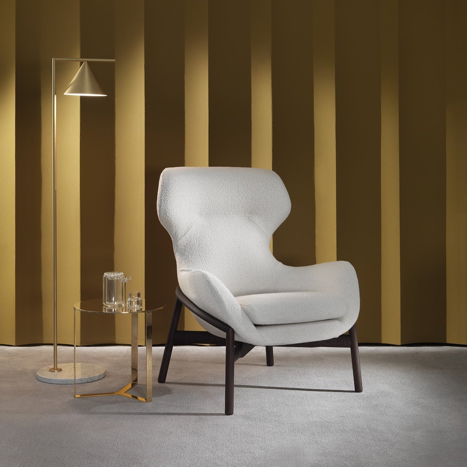 Brera Contemporary High-Back Armchair
