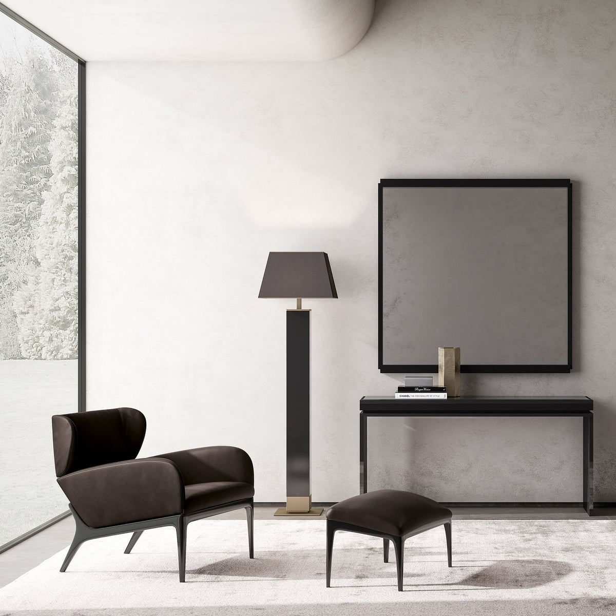 Riviera Motion Occasional Chair & Footstool Set