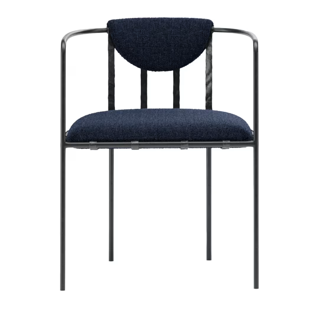 Dolmen graphite chair