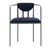Dolmen graphite chair
