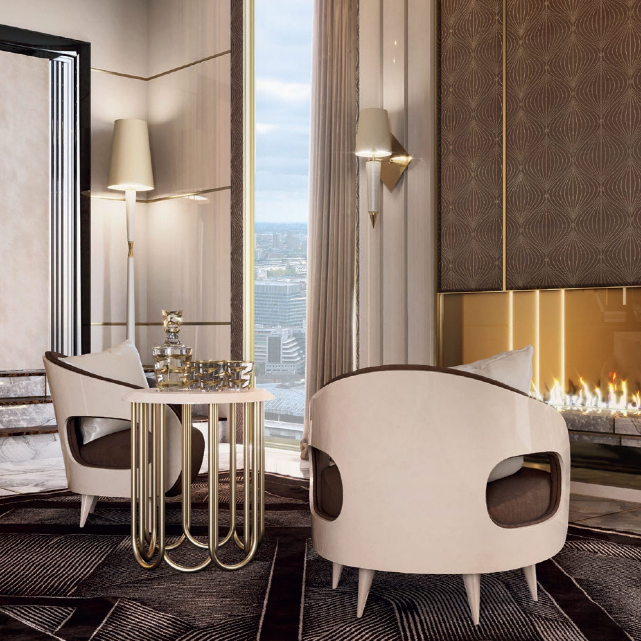 Royal Velvet Accent Chair