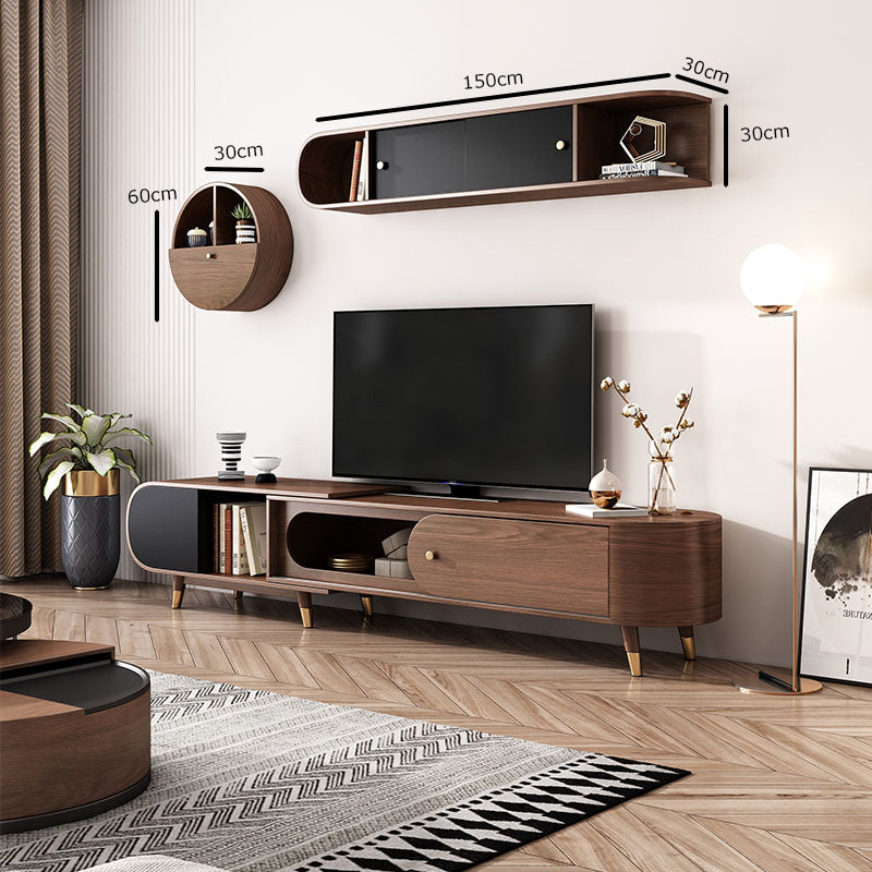 طاولة تلفزيون ذات تصميم بسيط