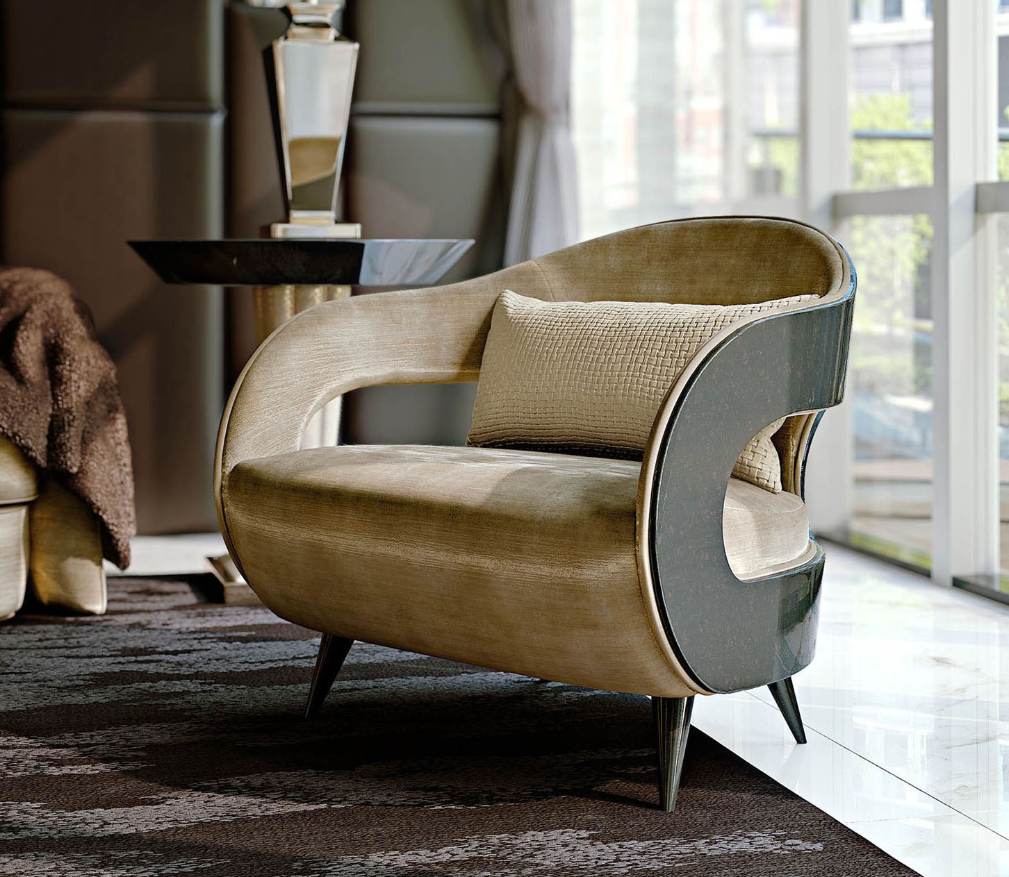 Royal Velvet Accent Chair