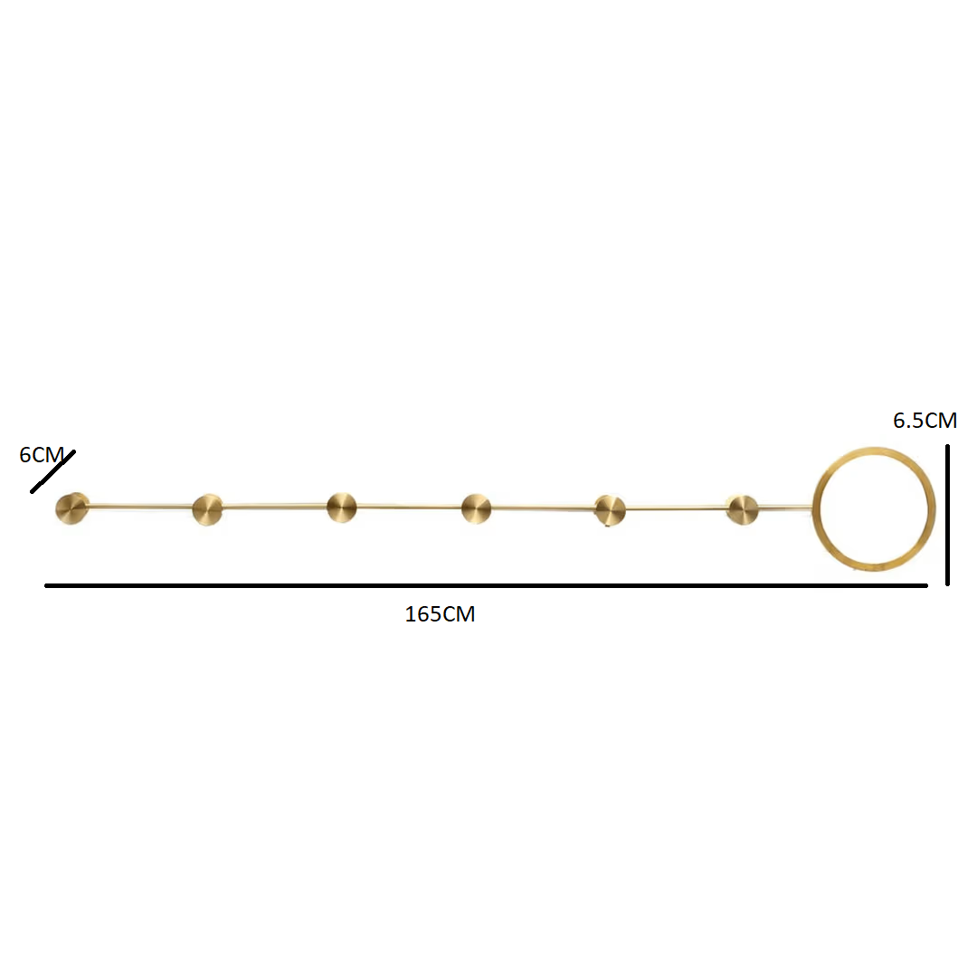 Costellazioni coat rack with mirror