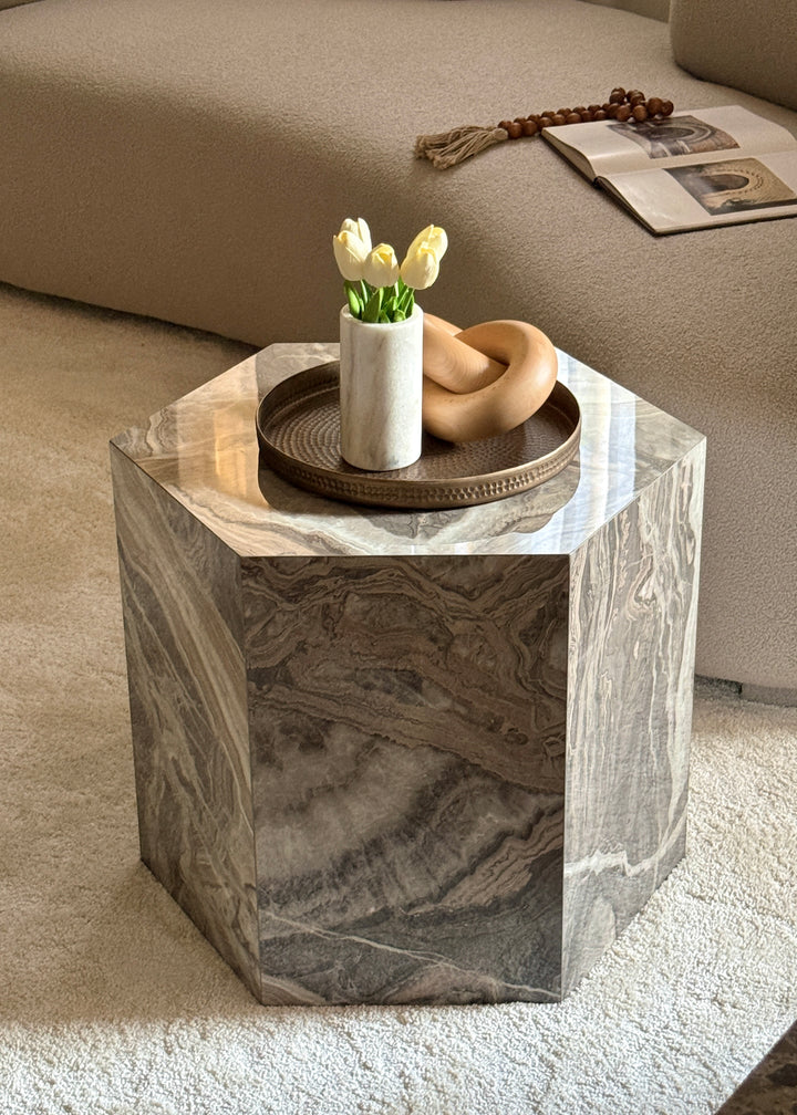 distinctive marble table