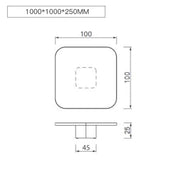 Glass table set