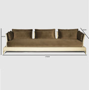 Palm Beach Brown Leather Outdoor Sofas