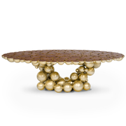 Black and Gold Dining Table