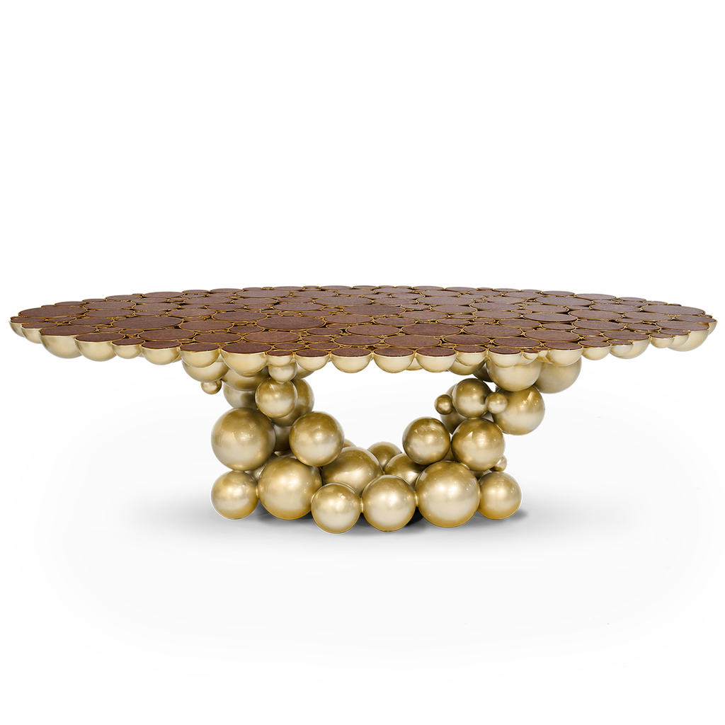 Black and Gold Dining Table
