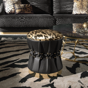 Zebra design pouf