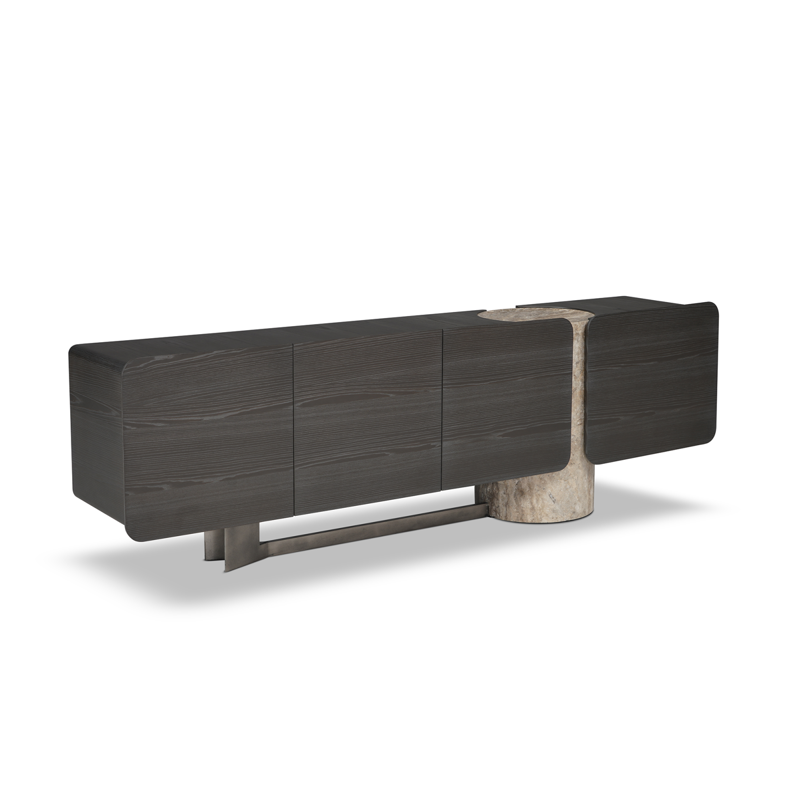 Stone Pillar tv unit