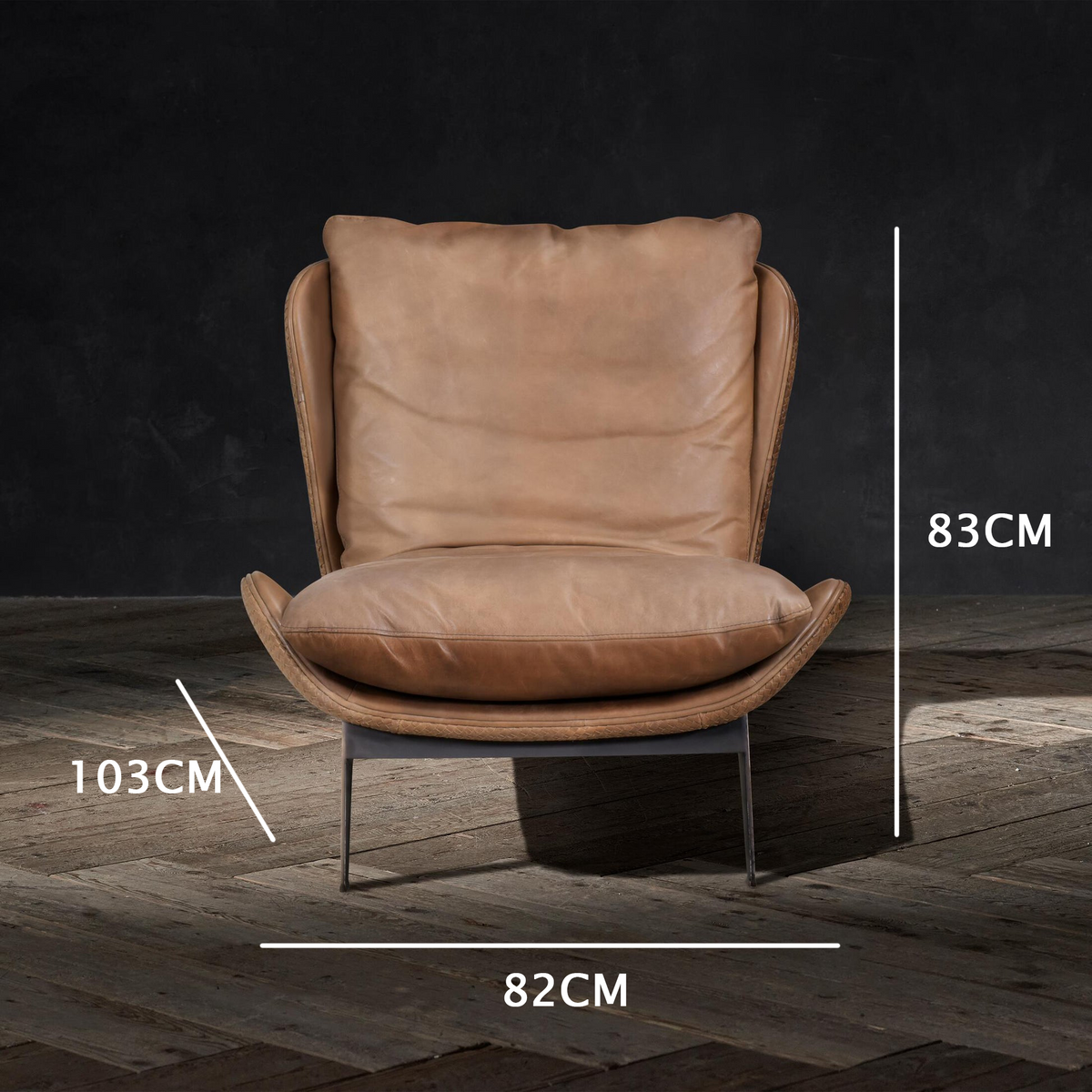 Modernist Leather Chair