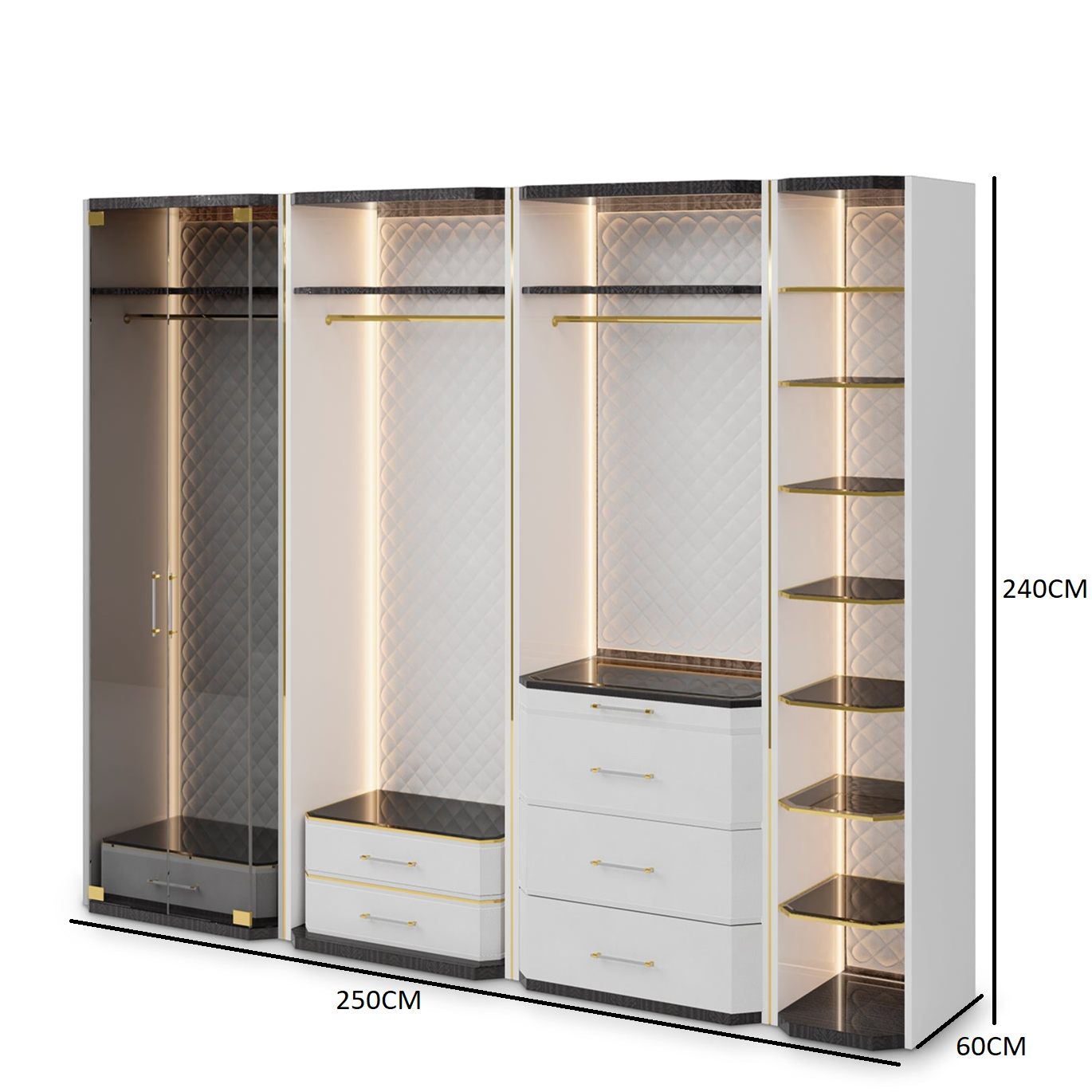 Modern Luxe Wardrobe System