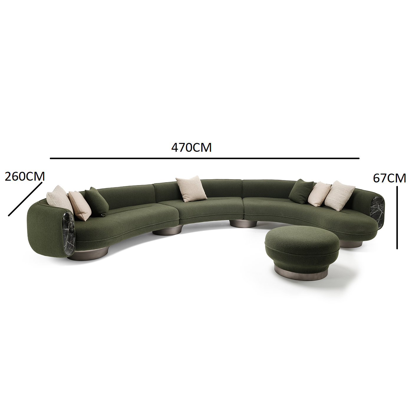 Modern comfortable sofa design