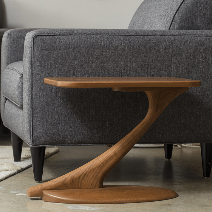 Side table with distinctive design
