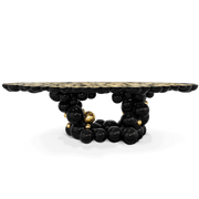 Black and Gold Dining Table