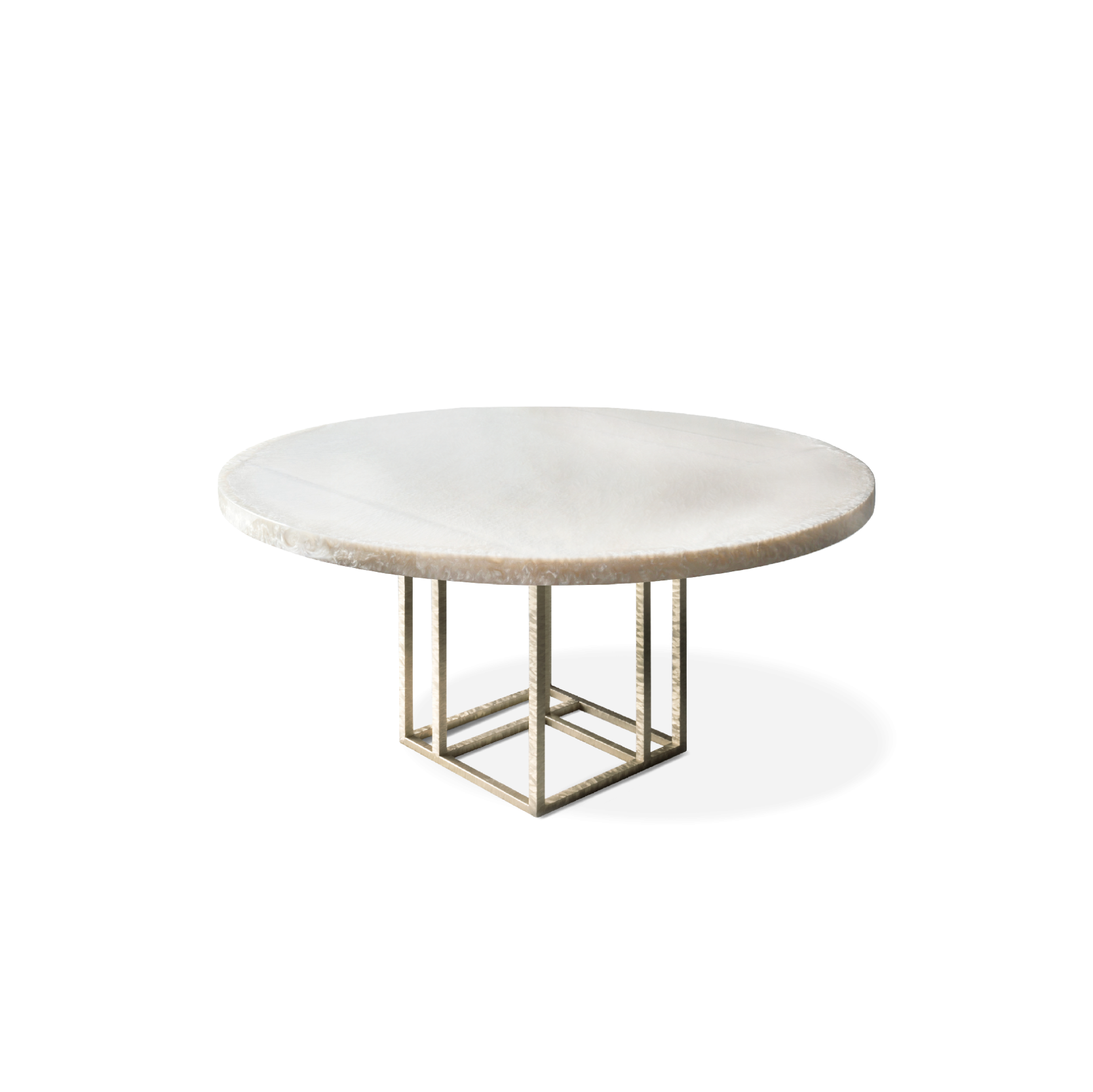 Luxury Round Metal Base Table