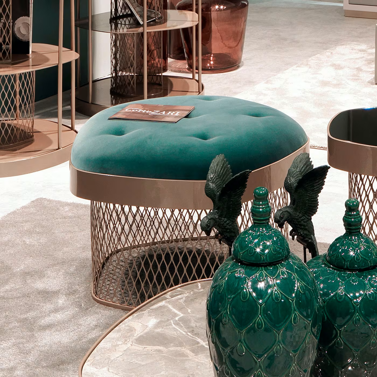 مقعد مستدير فاخر 