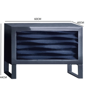 Ebon blue nightstand
