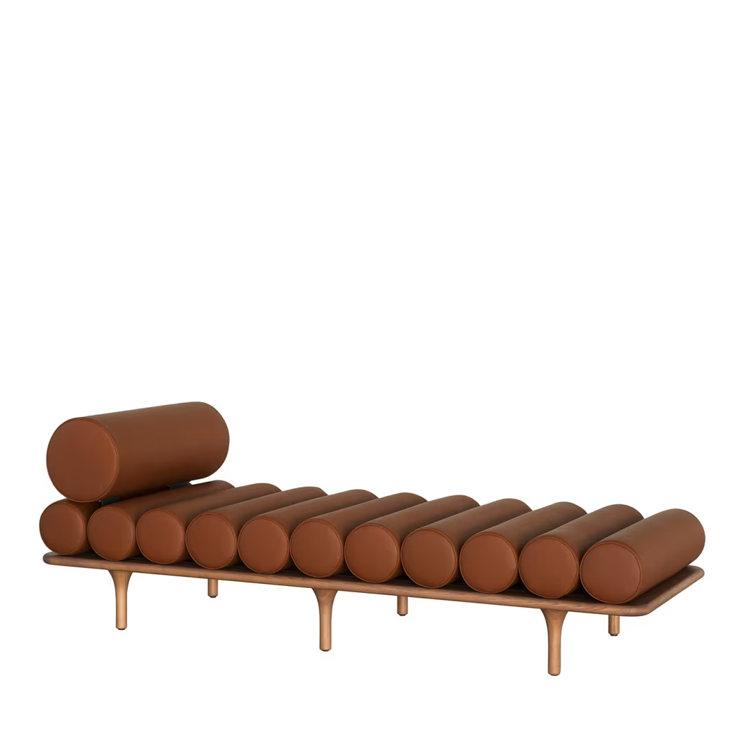 Five to nine daybed with headrest