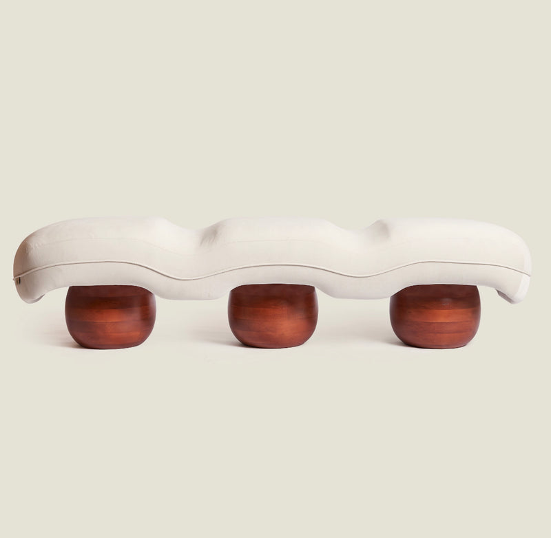 Bench with a distinctive elegant design