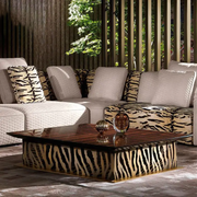 Zebra Line Side Table