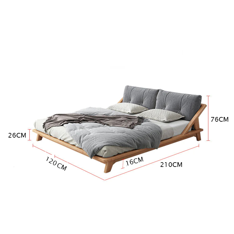 Customizable Elegant Wood Bed