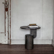 Modern round side table