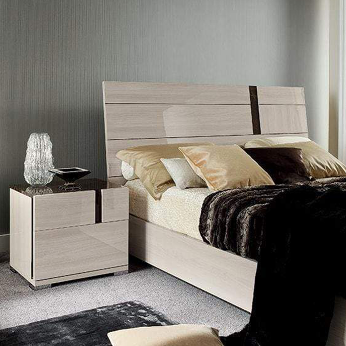 Light Elm Elegance Bedroom