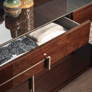 Luxury Coffee Walnut Bedroom