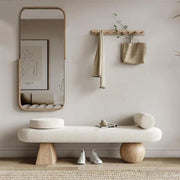 Sleek White Bench Design