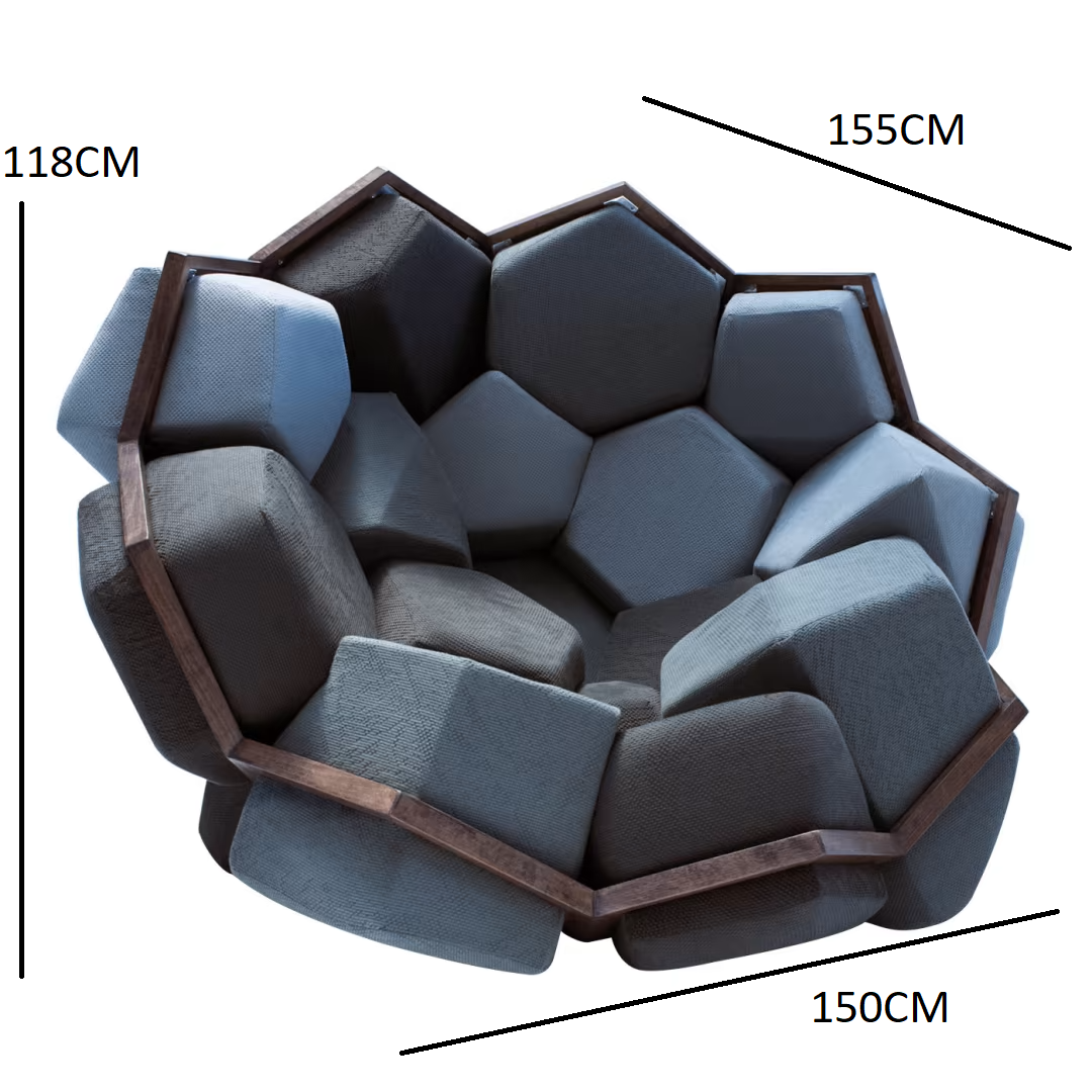 Quartz ecological armchair