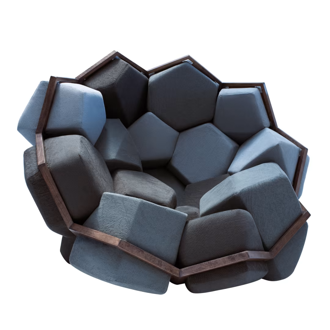 Quartz ecological armchair