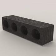 Coda v2 sculptural bench